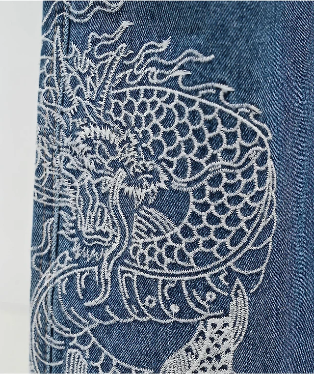 Empyre Fire Dragon Graphic Jeans