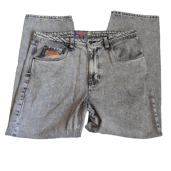 Empyre Scramble Grey Wash Ultra Wide Jeans