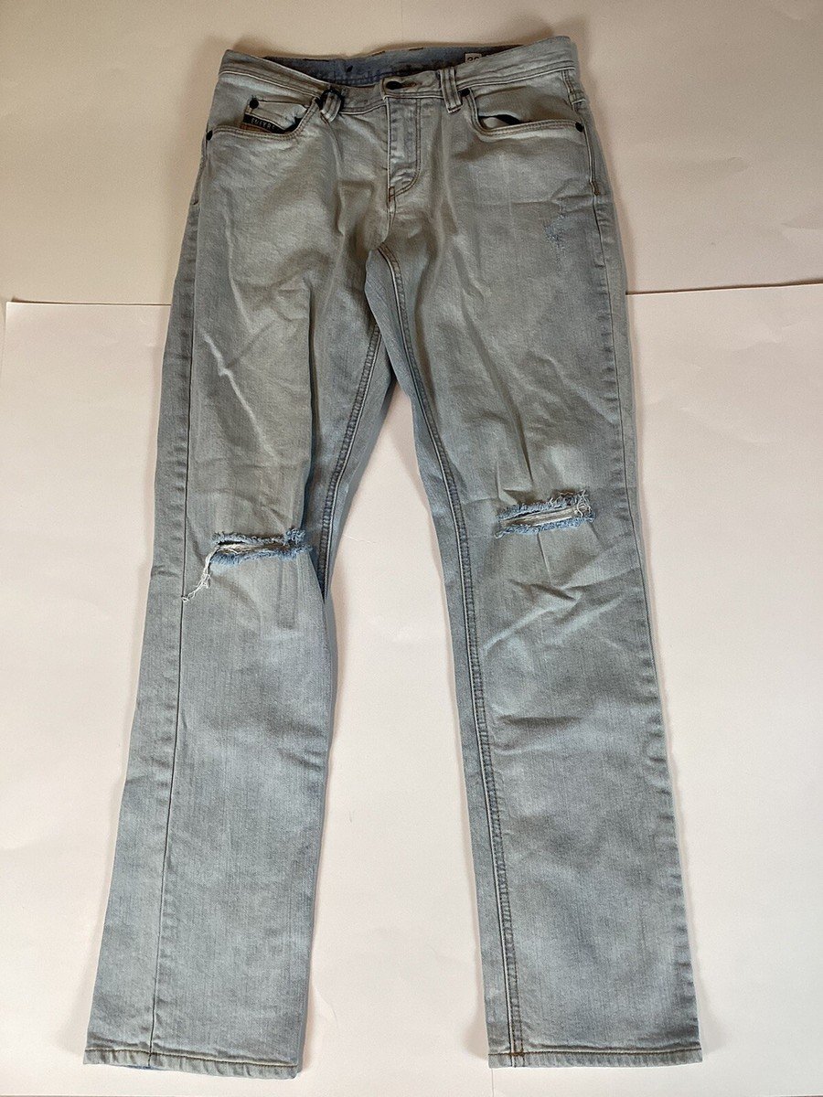 Empyre Skeletor Grey Skinny Jeans