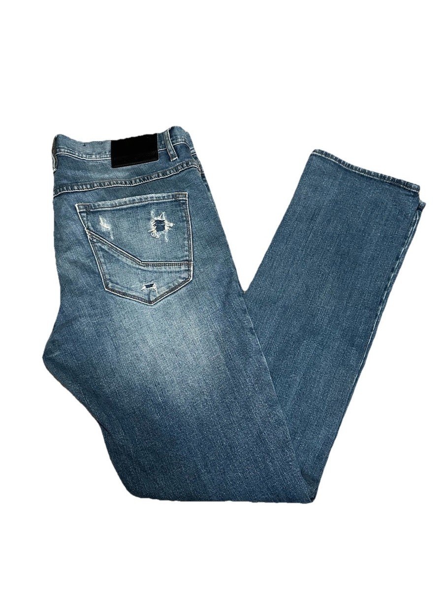 Empyre Skeletor Skinny Ripped Jeans